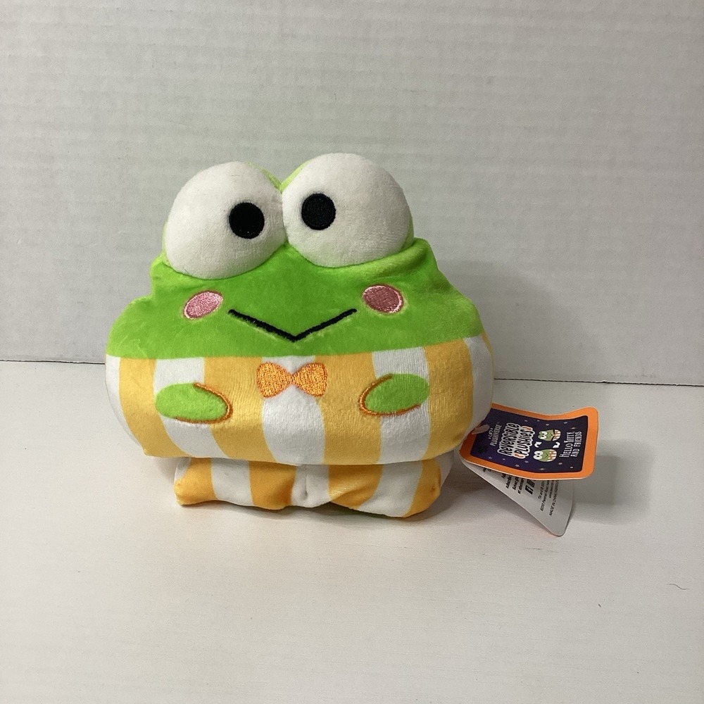 Plushverse Reversible Keroppi Frog‎ 4" Hello Kitty And Friends Plush Sanrio NWT